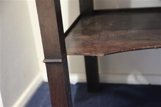 A George III mahogany serving table, W.4ft. D.1ft10in. H.2ft8in.